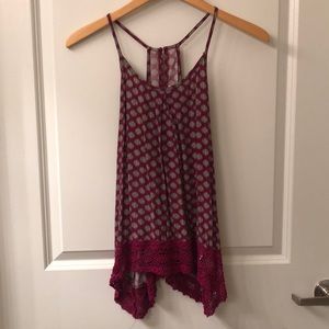 Mauve & Floral Tank